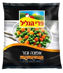אפונה וגזר ויליגר 800 גרם