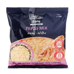 מיקס מגורד לפיצה גבינות מוצרלה וגאודה 300גרם