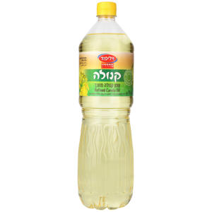 שמן קנולה מזוכך 1ליטר מהדרין