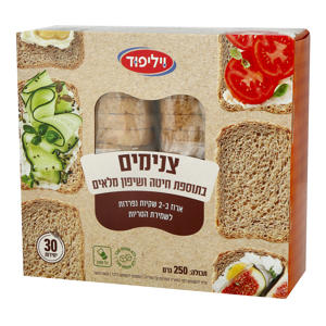 צנימים בתוספת חיטה ושיפון מלאים 250גרם
