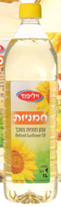שמן חמניות 1ל'